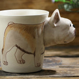 Bulldog Head Popping Out Coffee Mug