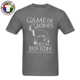 Game Of Bones House Boston Terrier Men's T-Shirt
